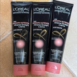 L'Oreal Smooth Intense Xtreme Straight Creme - Black and Pink